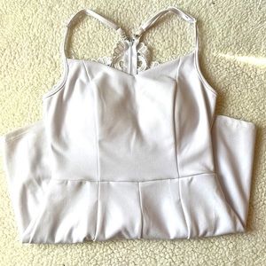 Gorgeous white romper